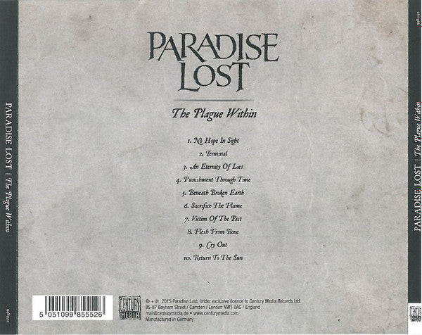 Paradise Lost -The Plague Within