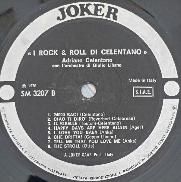 Adriano Celentano -I Rock & Roll Di Celentano