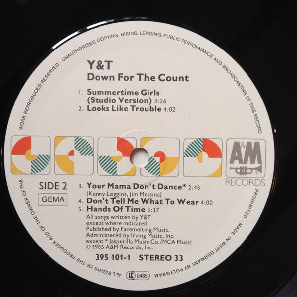 Y & T -Down For The Count
