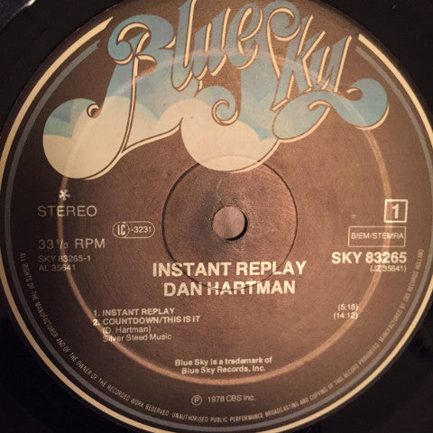 Dan Hartman - Instant Replay