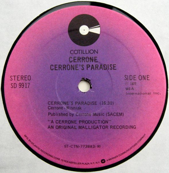 Cerrone -Cerrone's Paradise