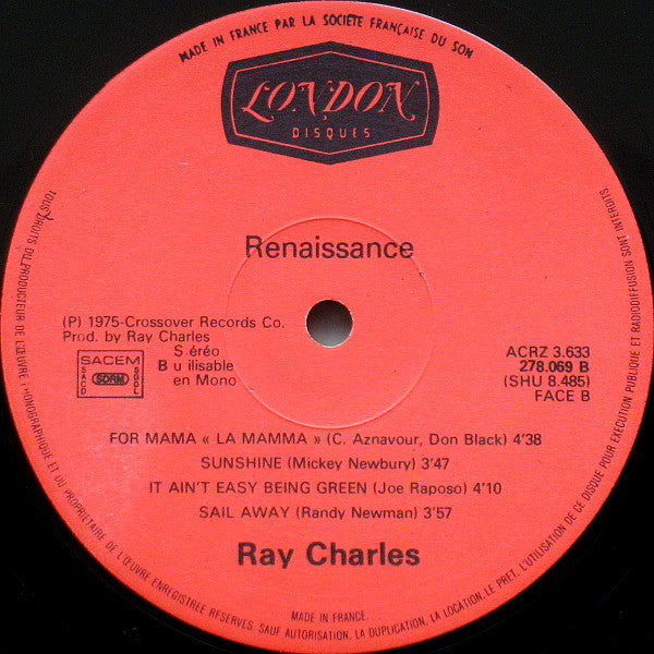 Ray Charles -Renaissance