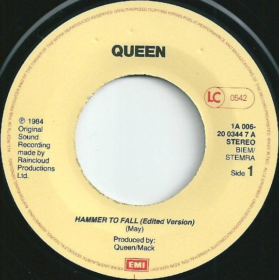 Queen -Hammer To Fall