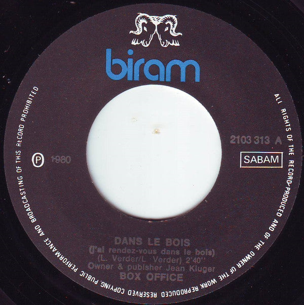 Box Office (2) -Dans Le Bois
