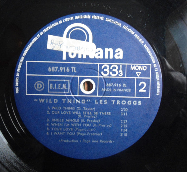 Les Troggs* -Wild Thing