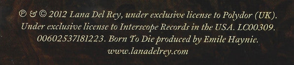 Lana Del Rey - Born To Die (The Paradise Edition)