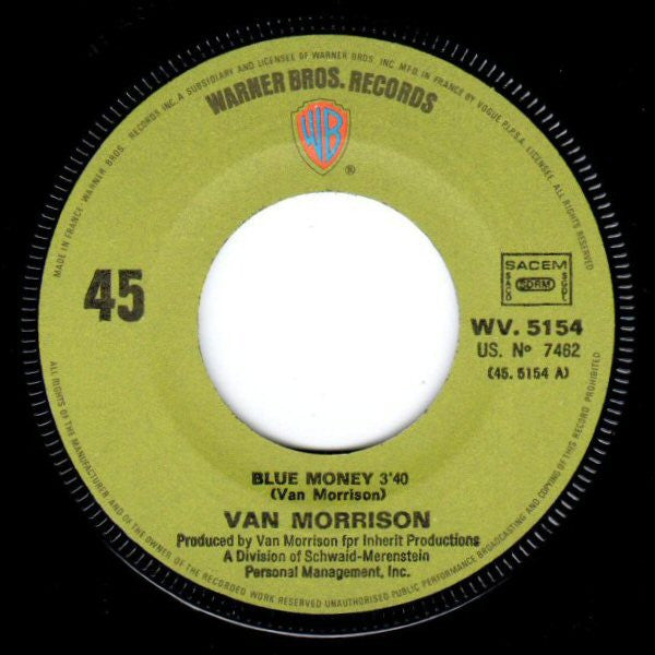 Van Morrison -Blue Money