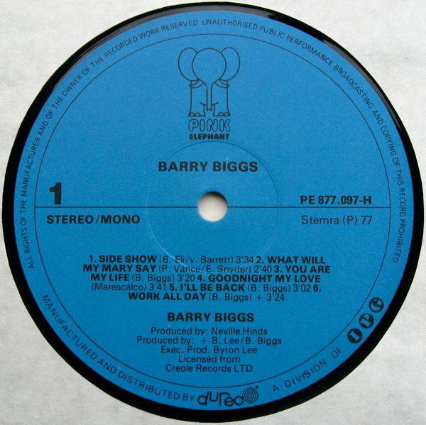 Barry Biggs -Barry Biggs