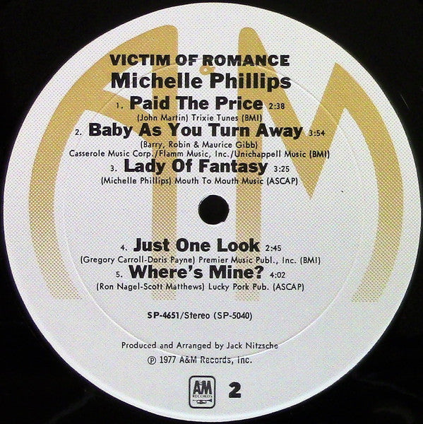 Michelle Phillips -Victim Of Romance