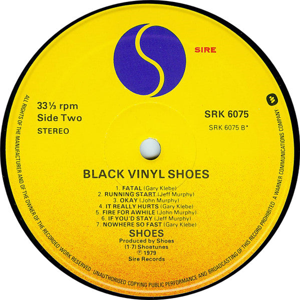 Shoes -Black Vinyl Shoes