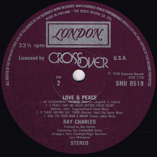 Ray Charles -Love & Peace