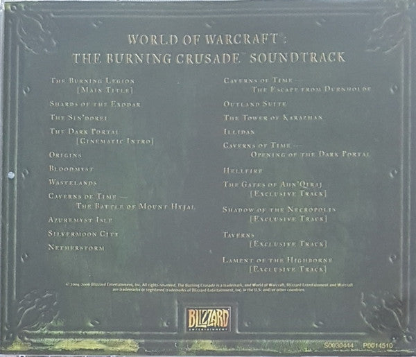 Russell Brower, Derek Duke, Matt Uelmen -World Of Warcraft: The Burning Crusade Soundtrack