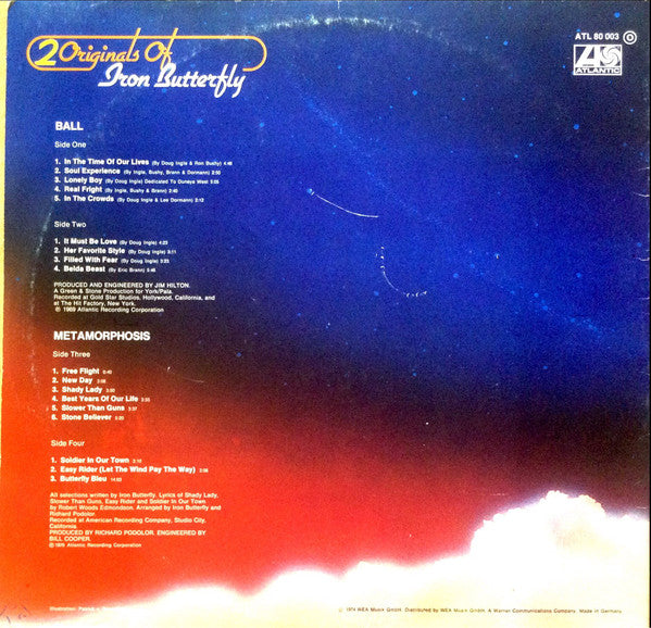 Iron Butterfly -2 Originals Of Iron Butterfly
