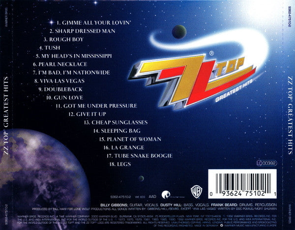 ZZ Top -Greatest Hits