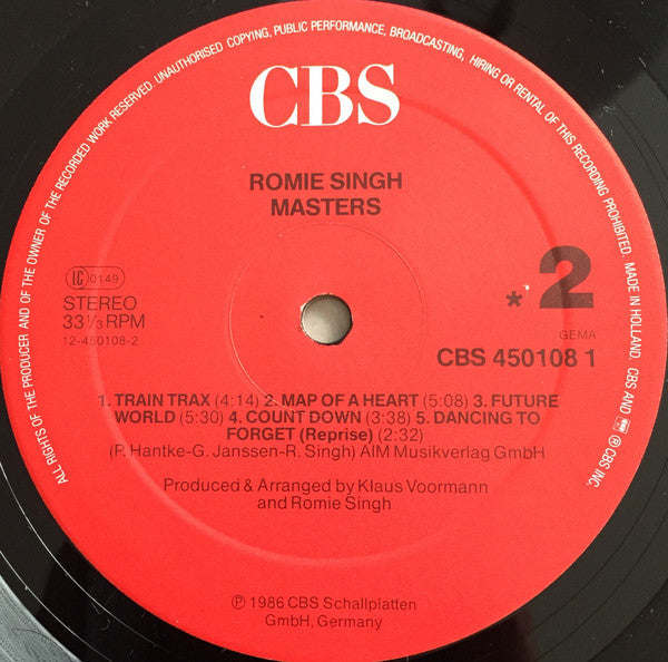 Romie Singh -Masters
