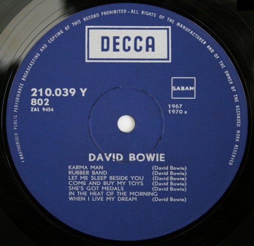David Bowie -David Bowie