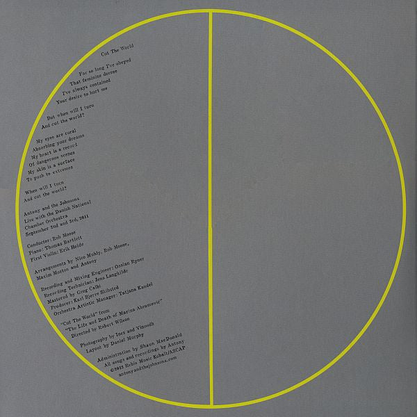 Antony And The Johnsons -Cut The World