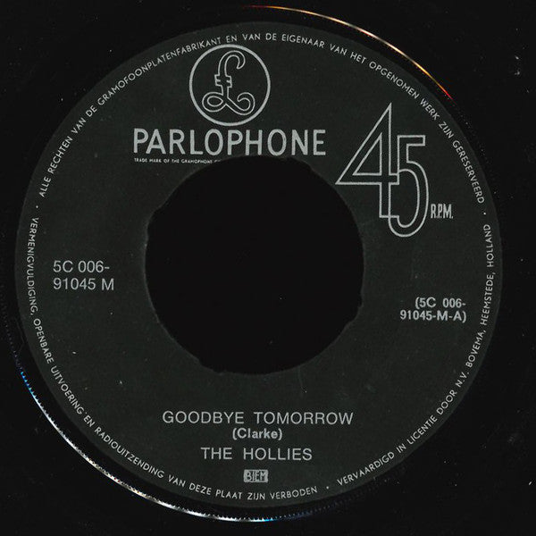 The Hollies -Goodbye Tomorrow