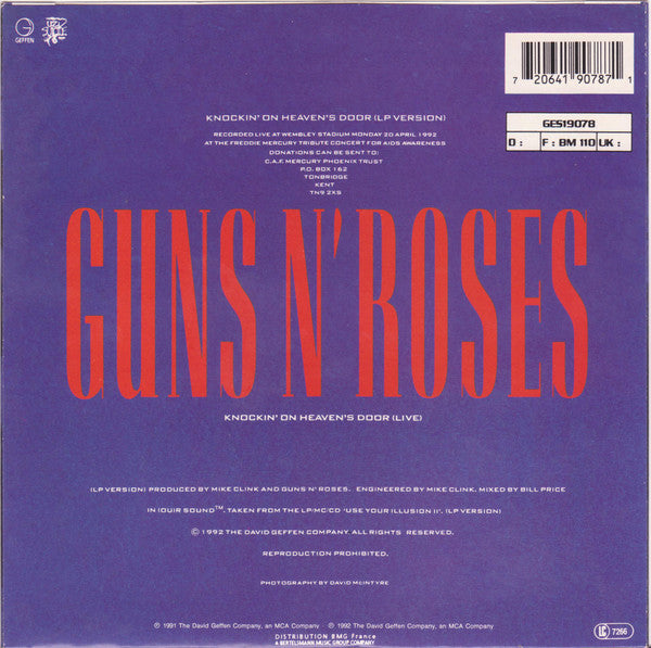 Guns N' Roses -Knockin' On Heaven's Door