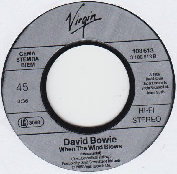 David Bowie - When The Wind Blows