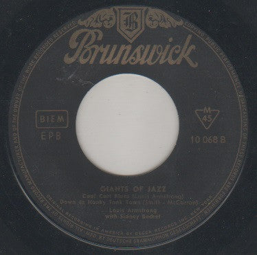 Sidney* and Louis* - Giants Of Jazz