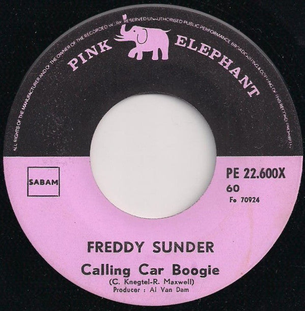Freddy Sunder -Calling Car Boogie