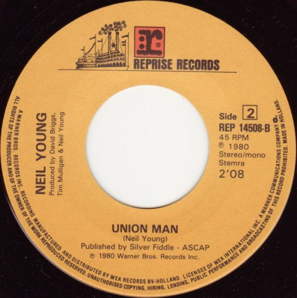Neil Young -Hawks & Doves / Union Man