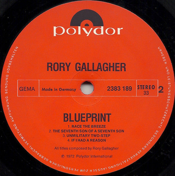 Rory Gallagher -Blueprint