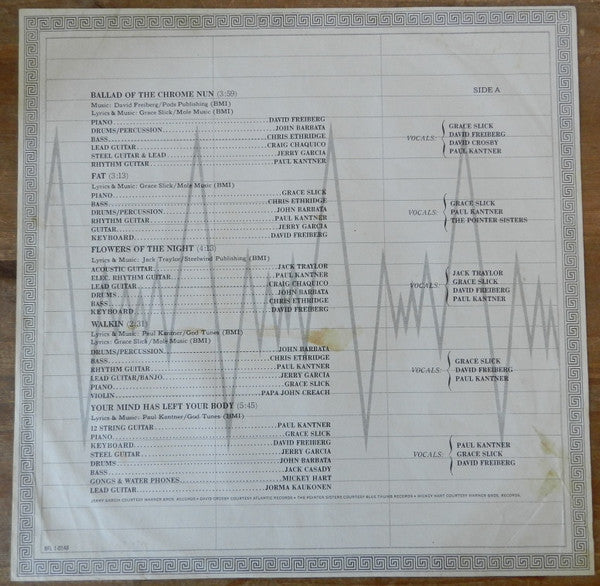 Paul Kantner, Grace Slick & David Freiberg -Baron Von Tollbooth & The Chrome Nun