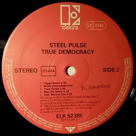 Steel Pulse -True Democracy