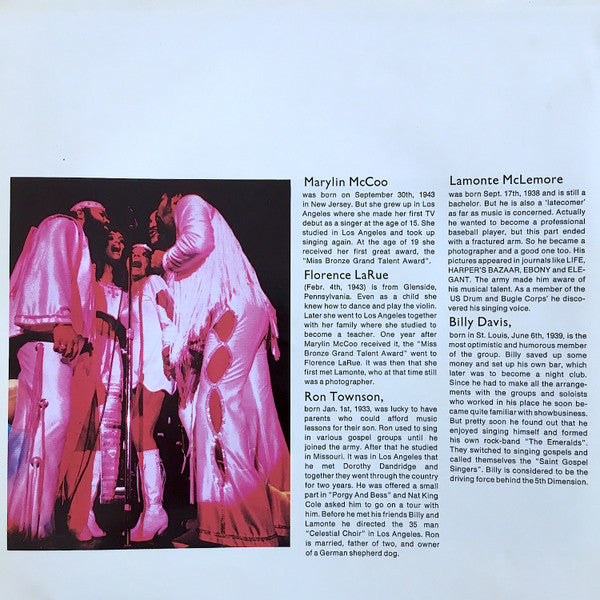 The 5th Dimension* -Starportrait