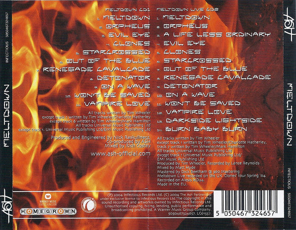 Ash -Meltdown