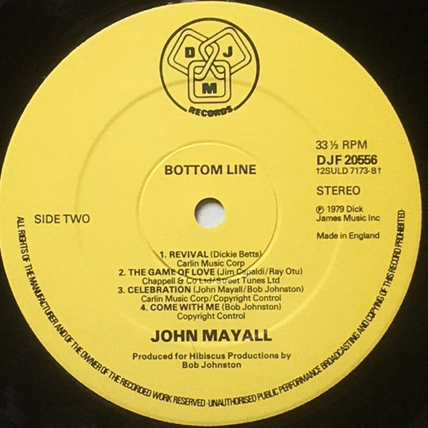John Mayall -Bottom Line