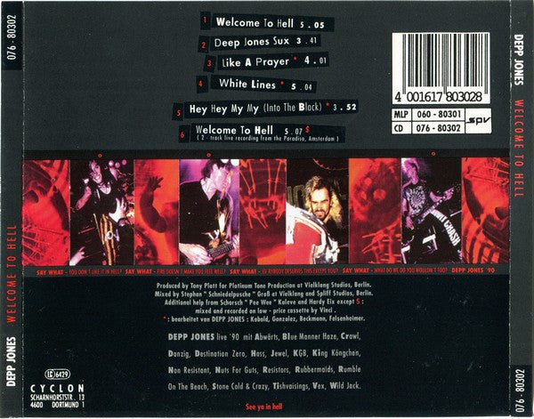 Depp Jones -Welcome To Hell