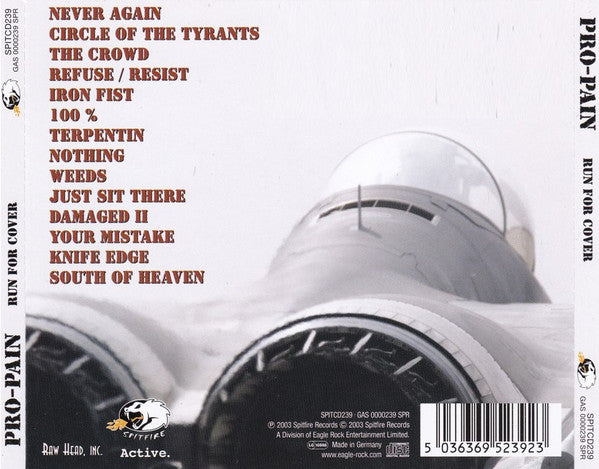 Pro-Pain - Run For Cover