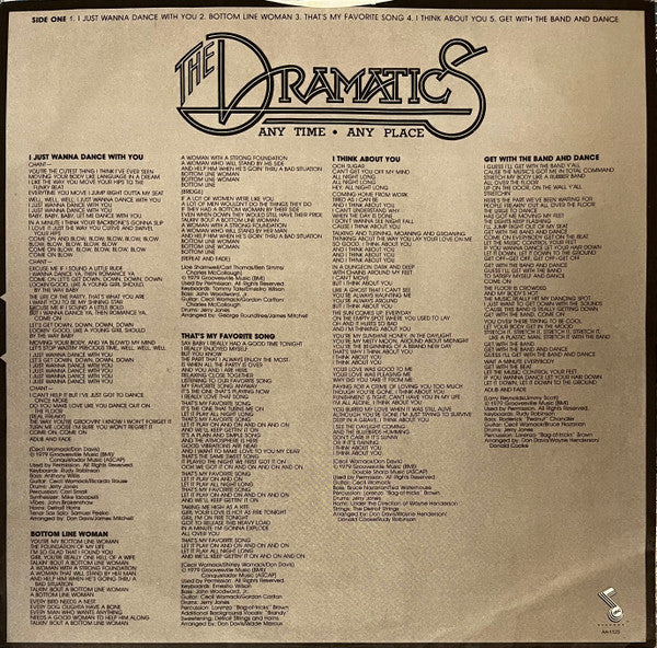 The Dramatics -Any Time Any Place