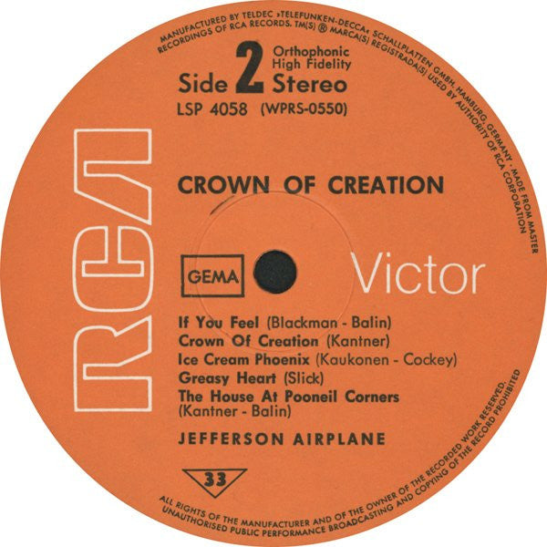 Jefferson Airplane -Crown Of Creation
