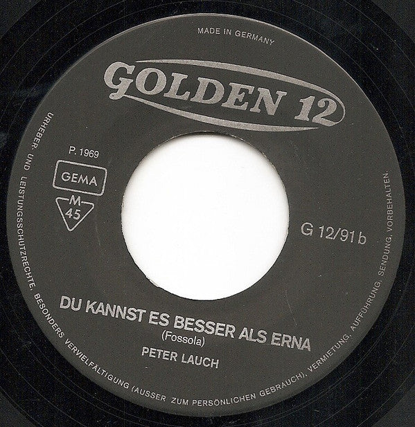 Peter Lauch -Das Berghotel / Du Kannst Es Besser Als Erna