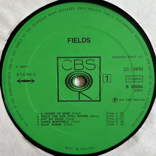 Fields (3) -Fields