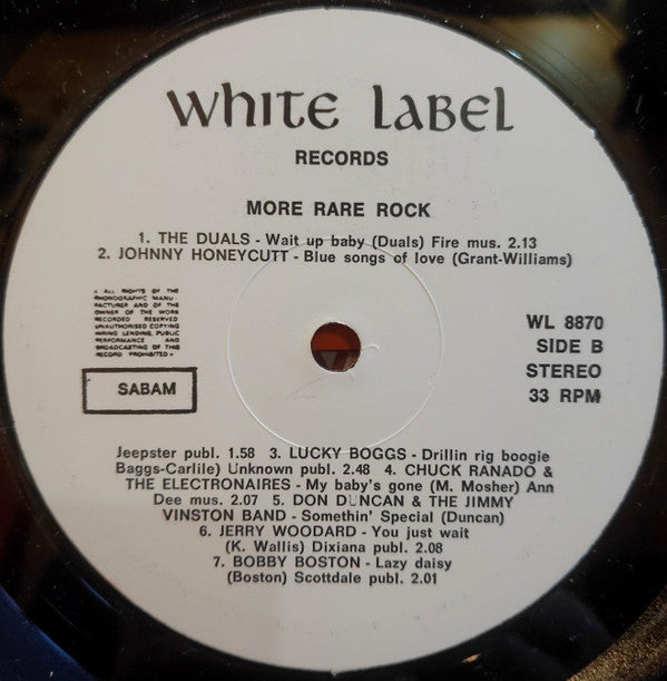 Various -More Rare Rock