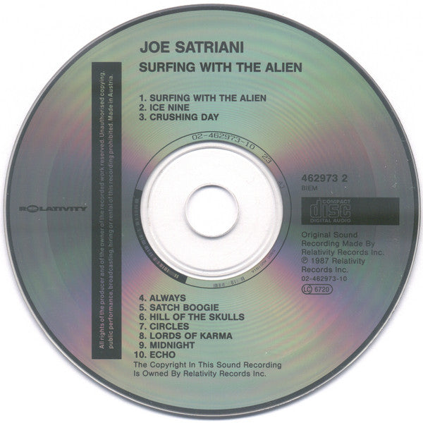 Joe Satriani -Surfing With The Alien