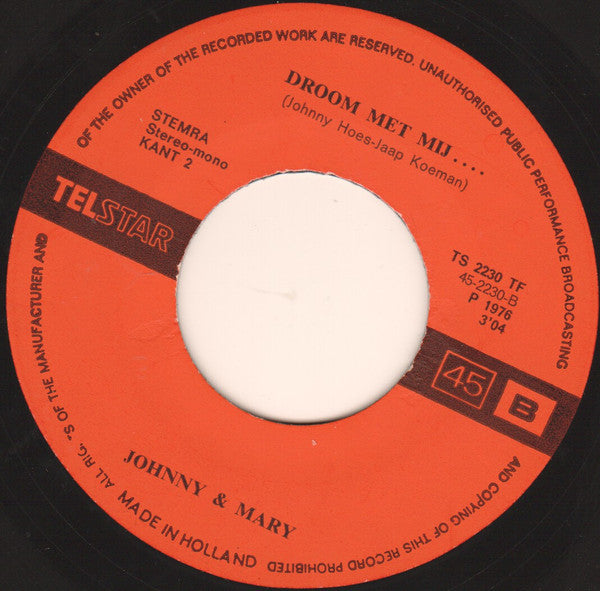 Johnny & Mary -De Taxichauffeur