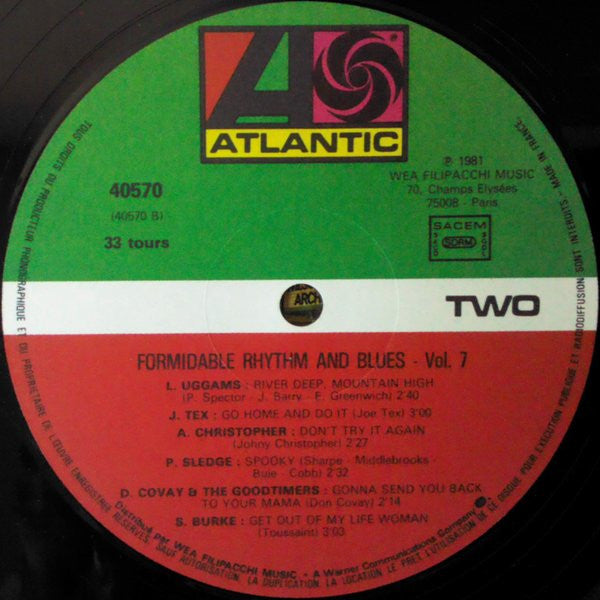 Various - Formidable Rhythm N Blues (Vol. 7)