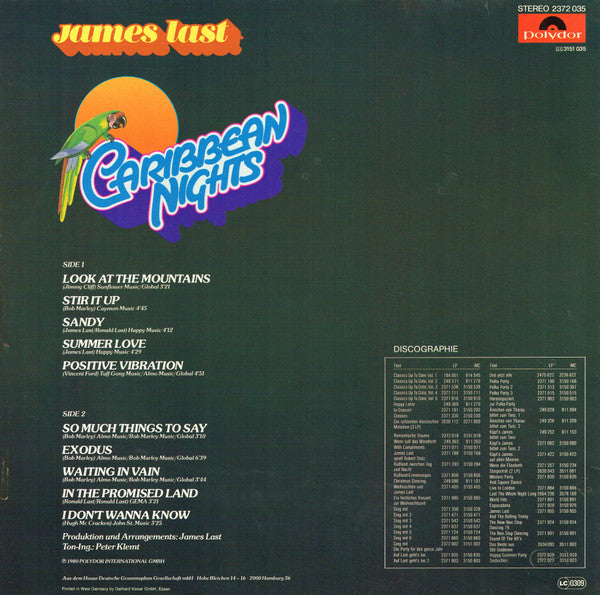 James Last -Caribbean Nights