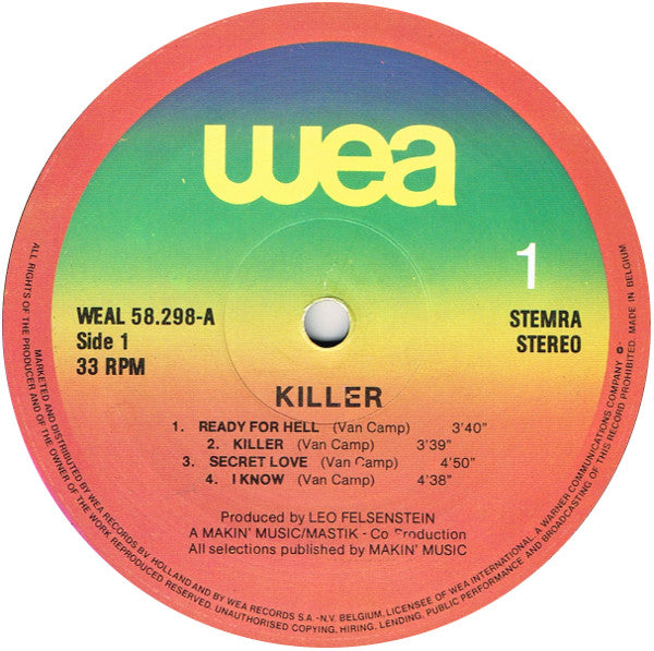 Killer (10) -Ready For Hell