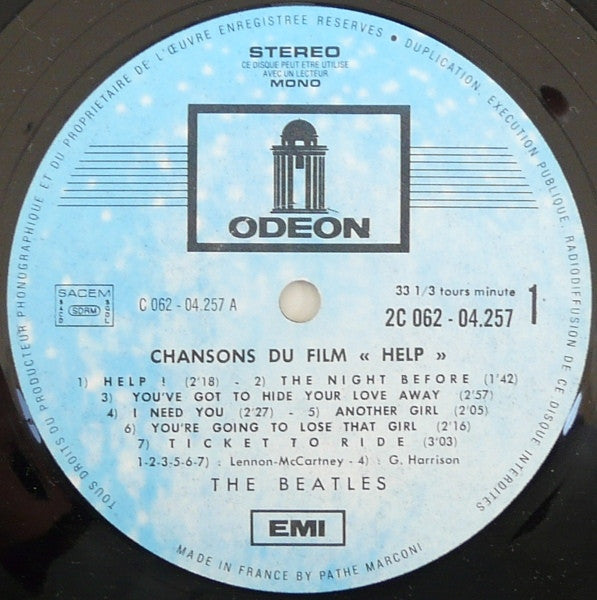 Les Beatles* -Chansons Du Film « Help ! »