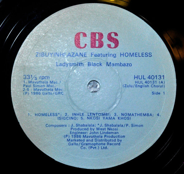 Ladysmith Black Mambazo -Zibuyinhlazane