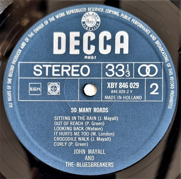 John Mayall & The Bluesbreakers -So Many Roads