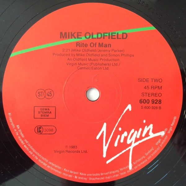 Mike Oldfield -Moonlight Shadow (Extended Version)