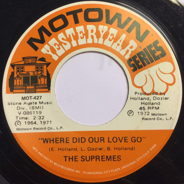 The Supremes - Baby Love / Where Did Our Love Go